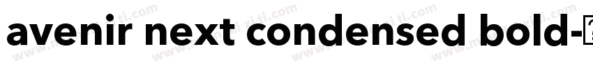 avenir next condensed bold字体转换